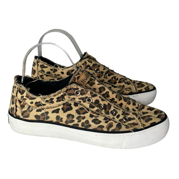Mudd Shoes - Mudd Leopard Print Slip On‎ Sneakers Casual Comfortable Shoes Size 9